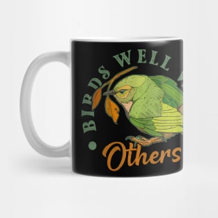 endemic nesting birdwatching biologist binocular Mug